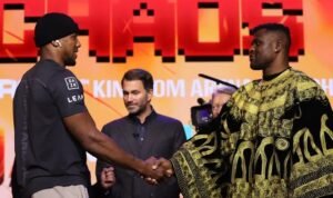 Anthony Joshua, Francis Ngannou have mutual respect ahead of showdown