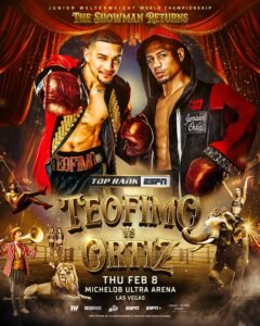 Teofimo Lopez To Fight Jamaine Ortiz February 8th