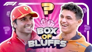 Carlos Sainz and Lando Norris play 'Box of Bluffs!'
