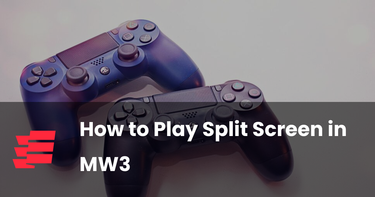 How to Play Split Screen in MW3