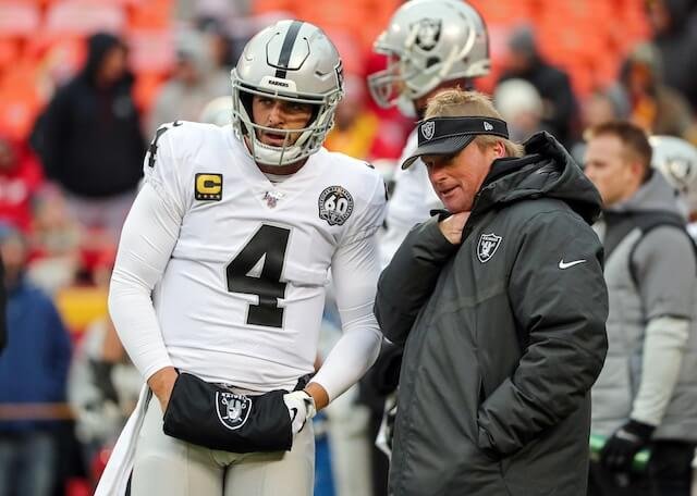 Mike Mayock Believes Derek Carr Has 'Gone Downhill' Since Jon Gruden Left