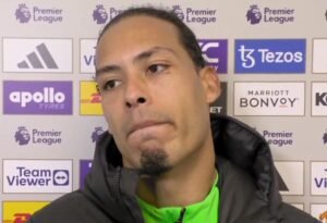 (Video) ‘Feels like a loss’: Van Dijk’s honest post-match interview will be hard for fans to watch